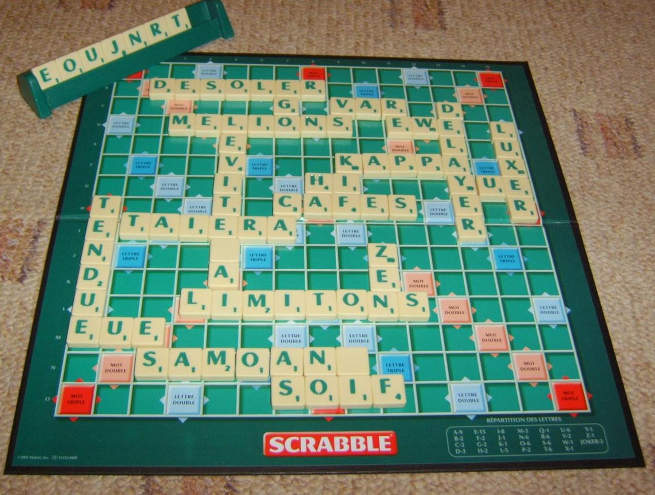 photo jeu de scrabble